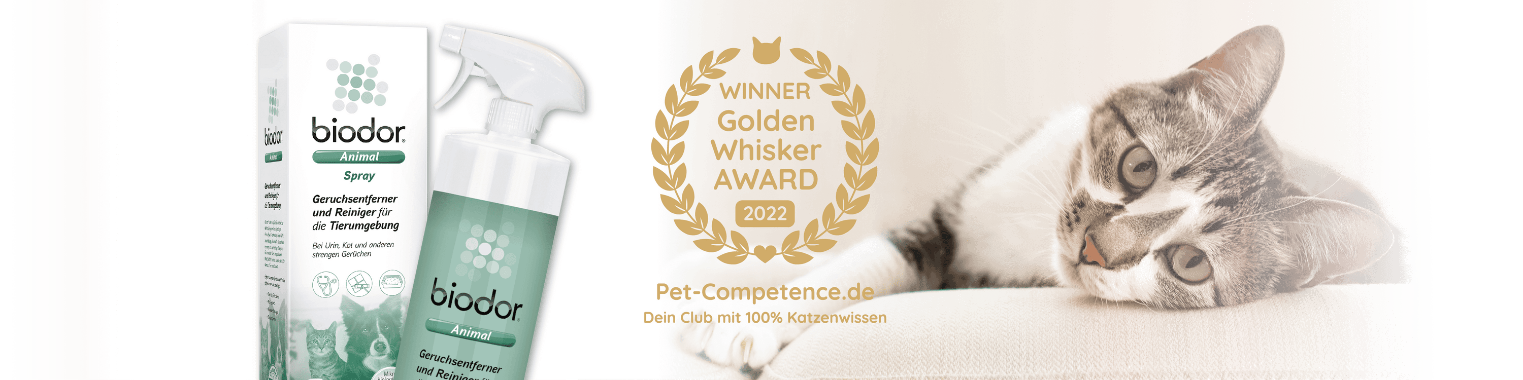 Biodor Animal Golden Whisker Katzen Award Desktop