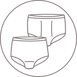 Biodor Anwendungspiktogramm Unterwaesche